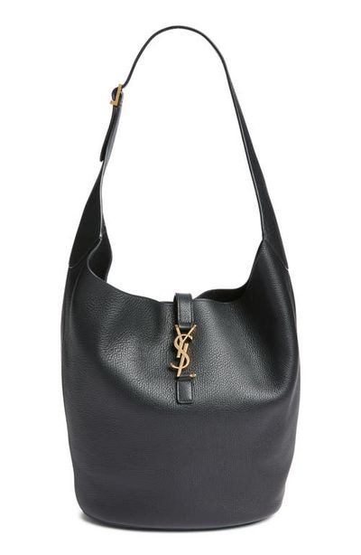 Saint Laurent Saint Laurent Le 5 À 7 Leather Hobo Bag