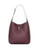 Saint Laurent Saint Laurent Le 5 A 7 Supple Large Shoulder Hobo Bag in Grained Leather - 1