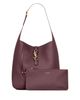 Saint Laurent Saint Laurent Le 5 A 7 Supple Large Shoulder Hobo Bag in Grained Leather - 4