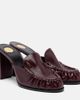 Saint Laurent Saint Laurent Le Loafer Cassandre leather mules - 1
