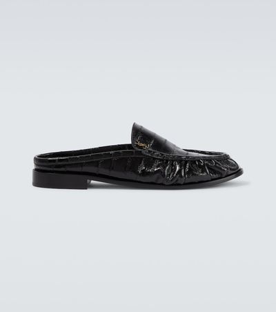 Saint Laurent Saint Laurent Le Loafer eel leather mules
