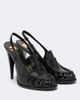 Saint Laurent Saint Laurent Le Loafer leather slingback pumps - 1