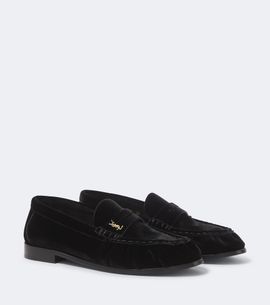 Saint Laurent Saint Laurent Le Loafer velvet penny loafers