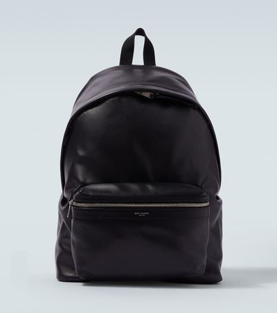 Saint Laurent Saint Laurent Leather-trimmed backpack