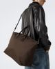 Saint Laurent Saint Laurent Leather-trimmed canvas tote bag - 3