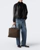 Saint Laurent Saint Laurent Leather-trimmed canvas tote bag - 7