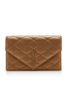 Saint Laurent Saint Laurent Leather Chain Wallet