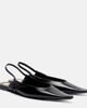 Saint Laurent Saint Laurent Leather slingback flats - 1