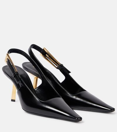 Saint Laurent Saint Laurent Lee 75 leather slingback pumps