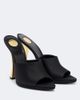 Saint Laurent Saint Laurent Leon satin mules - 1