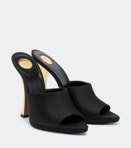 Saint Laurent Saint Laurent Leon satin mules