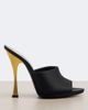 Saint Laurent Saint Laurent Leon satin mules - 5