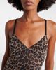 Saint Laurent Saint Laurent Leopard-print tulle slip dress - 3