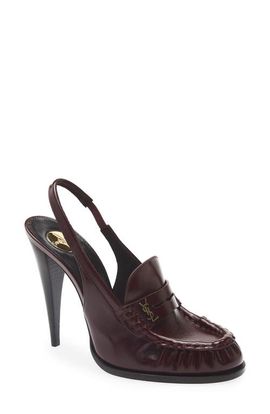 Saint Laurent Saint Laurent Loafer Slingback Pump