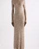 Saint Laurent Saint Laurent Long Sleeve Maxi Gown - 1