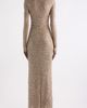 Saint Laurent Saint Laurent Long Sleeve Maxi Gown - 3