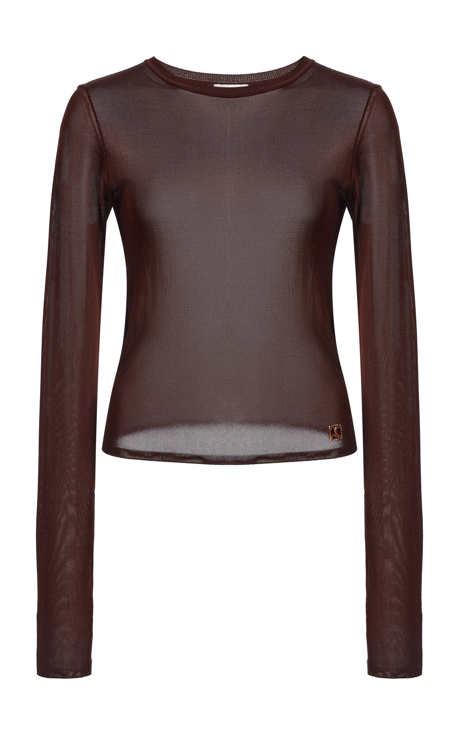 Saint Laurent Saint Laurent LongSleeved Chiffon Top