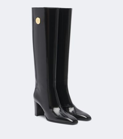 Saint Laurent Saint Laurent Louis leather knee-high boots