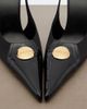 Saint Laurent Saint Laurent Louis satin slingback pumps - 3