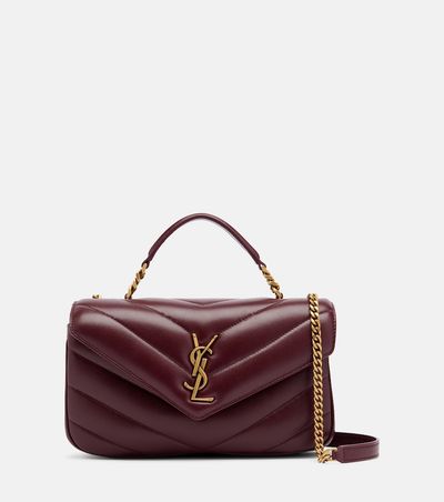 Saint Laurent Saint Laurent Loulou Medium matelassÃ© leather top-handle bag