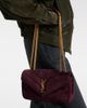 Saint Laurent Saint Laurent Loulou Small matelassÃ© suede shoulder bag - 2
