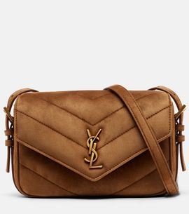 Saint Laurent Saint Laurent Loulou Toy matelassÃ© suede crossbody bag