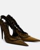 Saint Laurent Saint Laurent Madeleine taffeta slingback pumps - 1