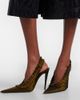 Saint Laurent Saint Laurent Madeleine taffeta slingback pumps - 2