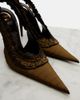 Saint Laurent Saint Laurent Madeleine taffeta slingback pumps - 7