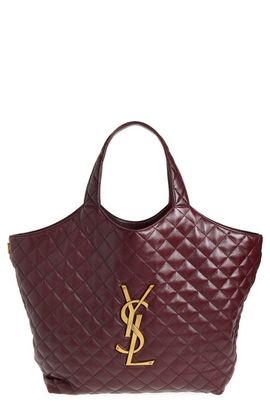 Saint Laurent Saint Laurent Maxi Quilted Leather Shopper