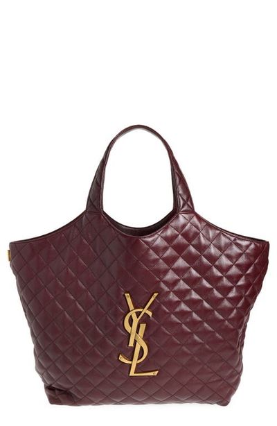 Saint Laurent Saint Laurent Maxi Quilted Leather Shopper