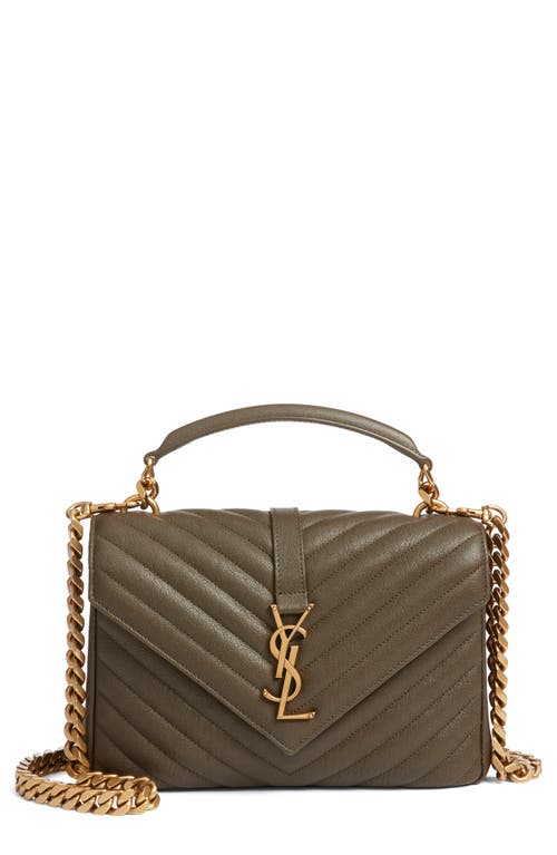 Saint Laurent Saint Laurent Medium College Matelassé Leather Shoulder Bag