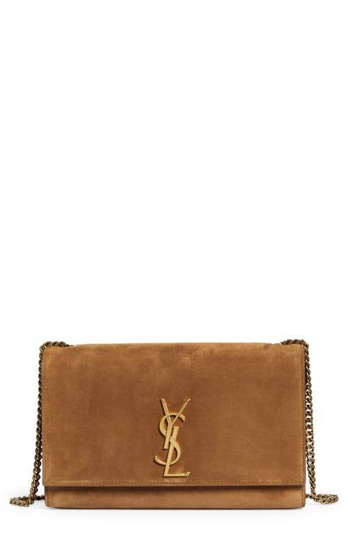 Saint Laurent Saint Laurent Medium Kate Suede Shoulder Bag