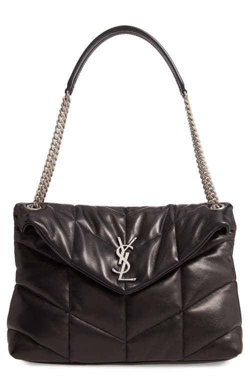 Saint Laurent Saint Laurent Medium Lou Leather Puffer Bag