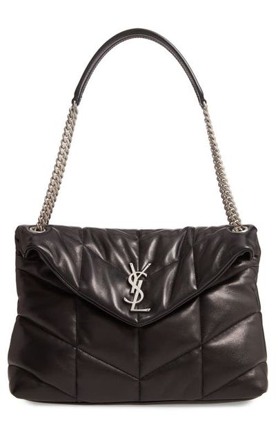 Saint Laurent Saint Laurent Medium Lou Leather Puffer Bag