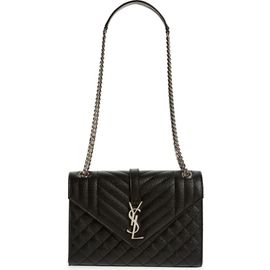 Saint Laurent Saint Laurent Medium Monogram Matelassé Leather Shoulder Bag