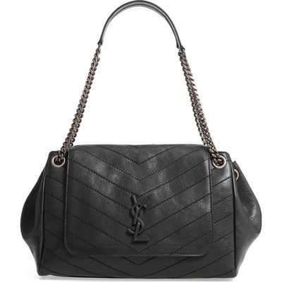 Saint Laurent Saint Laurent Medium Nolita Leather Shoulder Bag