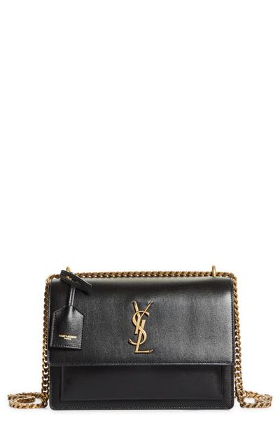 Saint Laurent Saint Laurent Medium Sunset Leather Shoulder Bag
