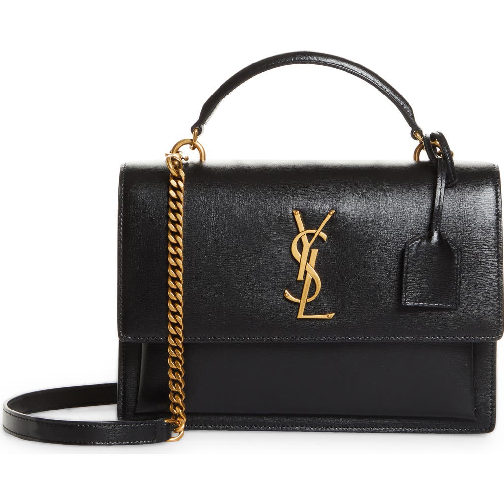Saint Laurent Saint Laurent Medium Sunset Leather Top Handle Bag