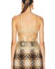 Saint Laurent Saint Laurent Metallic Floral Sheer Lace Top - 3