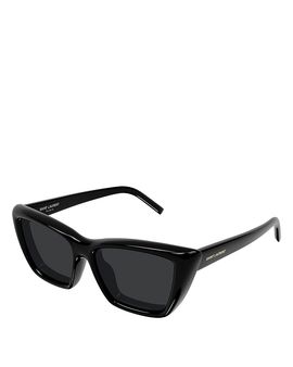 Saint Laurent Saint Laurent Mica Plump Cat Eye Sunglasses, 55mm