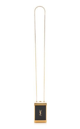 Saint Laurent Saint Laurent Micro Minaudiere Metal and Resin Bag