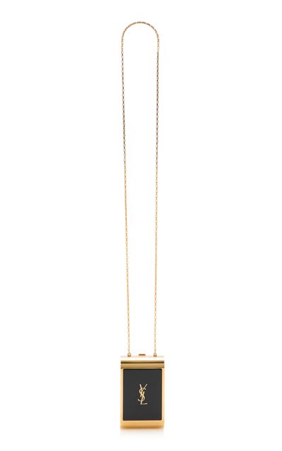 Saint Laurent Saint Laurent Micro Minaudiere Metal and Resin Bag