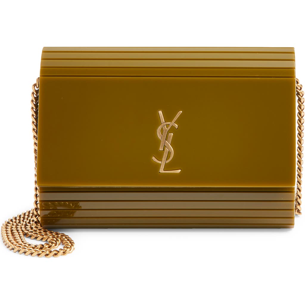 Saint Laurent - Mini Vicky Plexiglas® Minaudiére