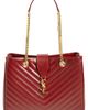 Saint Laurent Saint Laurent 'Monogram' Grained Leather Shopper - 1