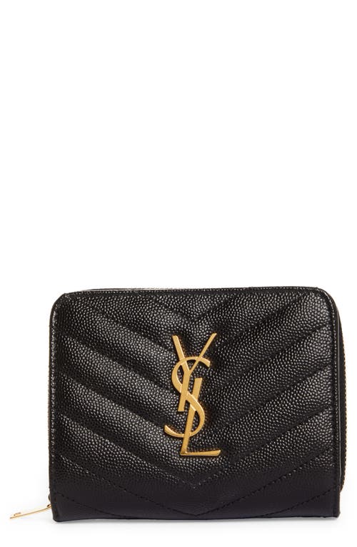 Saint Laurent Saint Laurent Monogram Matelassé Leather Wallet