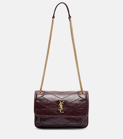 Saint Laurent Saint Laurent Niki Cassandre Mini leather shoulder bag