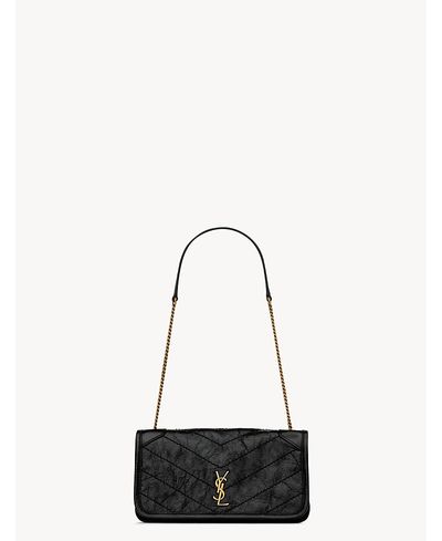 Saint Laurent Saint Laurent Niki Chain Pouch in Vintage-like Leather