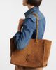 Saint Laurent Saint Laurent Niki Large suede tote bag - 2
