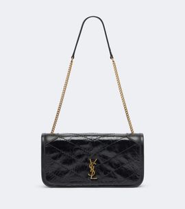 Saint Laurent Saint Laurent Niki leather wallet on chain